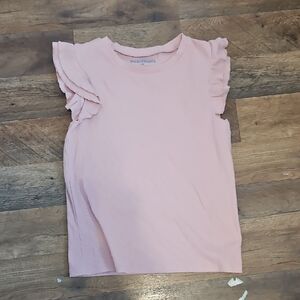 Pink Ruffle Sleeve Top Kids